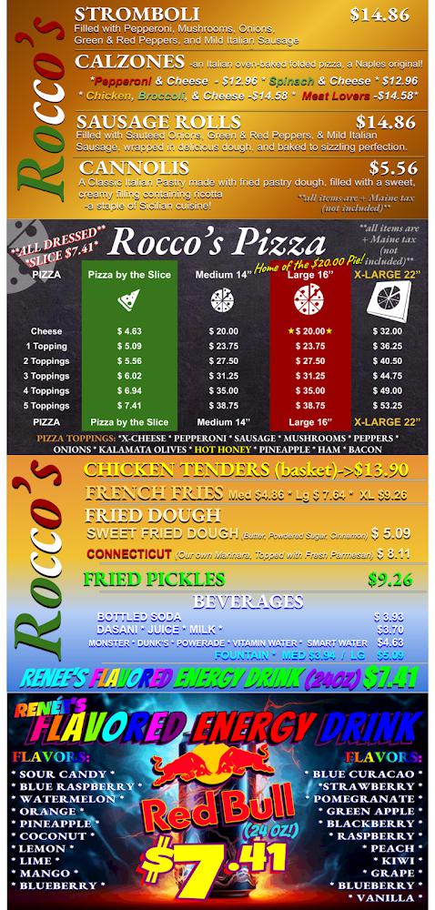 Rocco's Pizza Stromboli